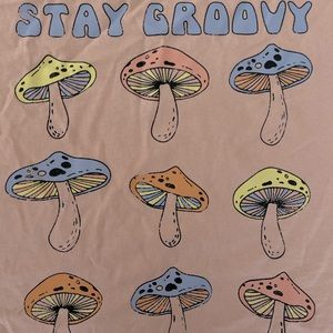 STAY GROOVY t shirt NWT